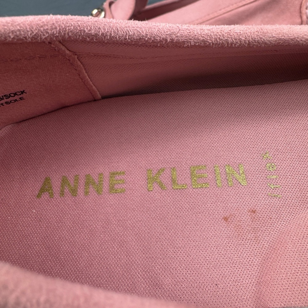 Anne Klein Chrystie Womens Size 10M Pink Slip On Loafers Moccasin Driver Shoes - Picture 12 of 16